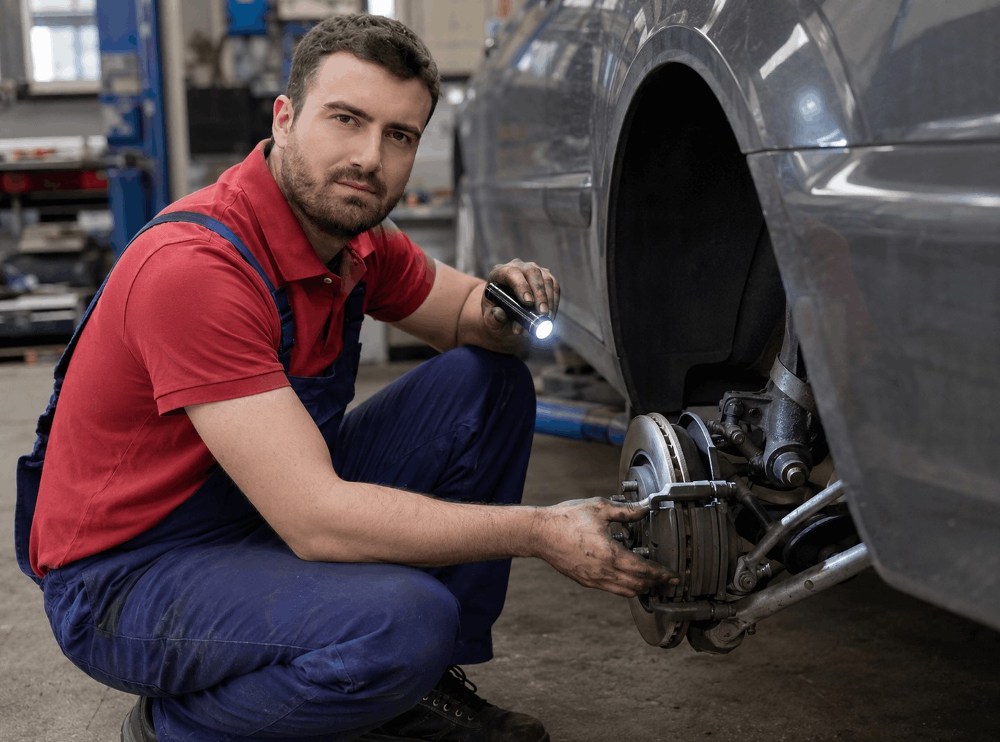 Inspecting engine under the hood