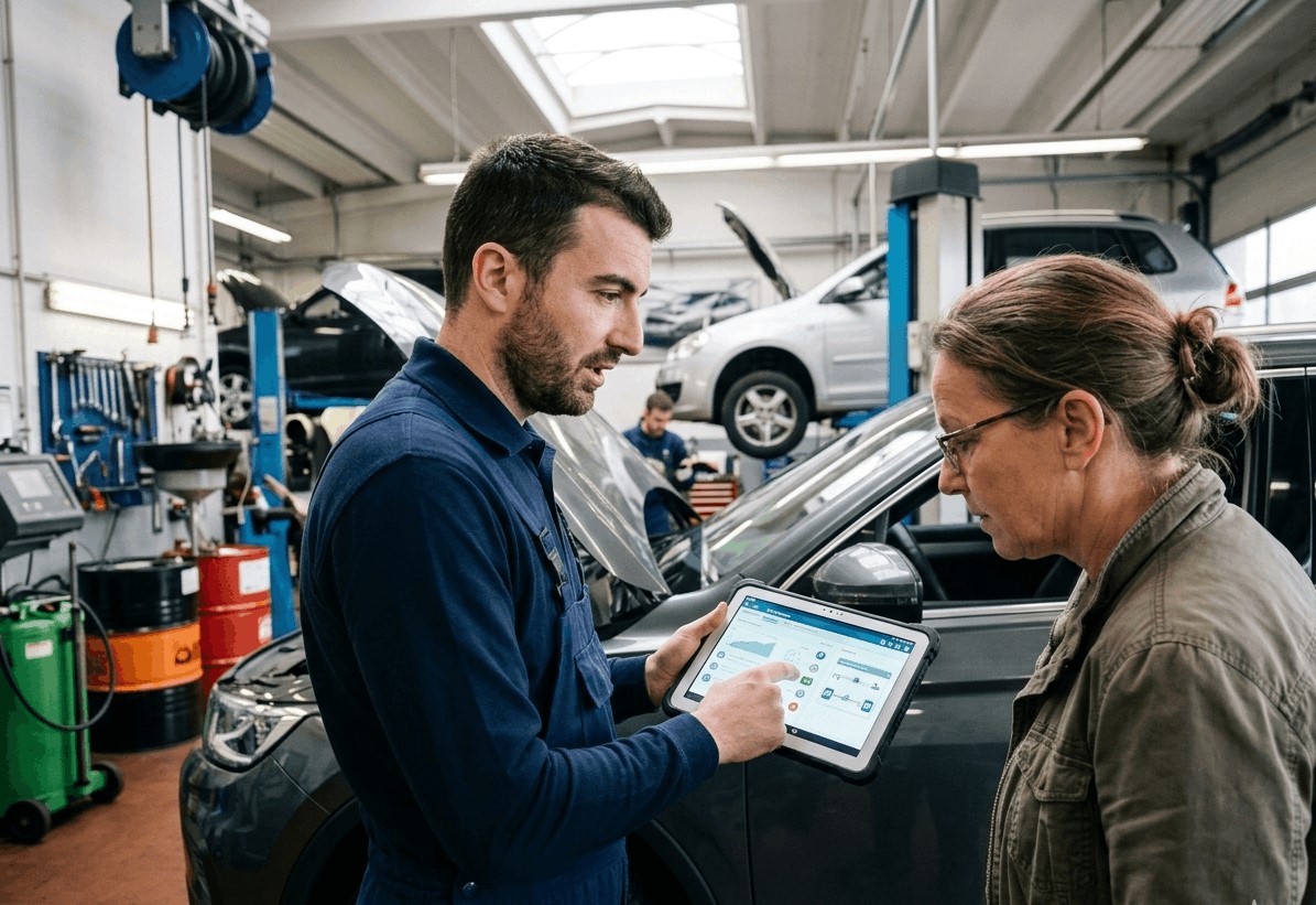 Running vehicle diagnostics